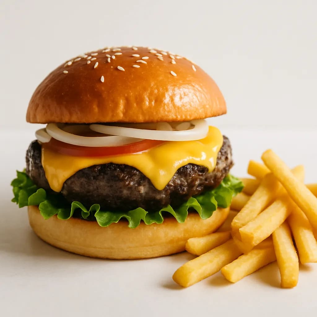 Burger & fries