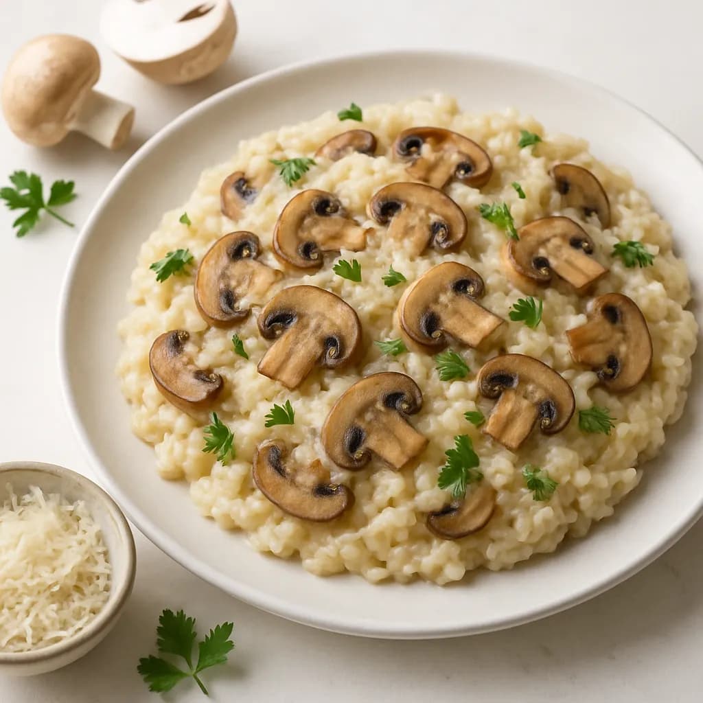 Mushroom risotto