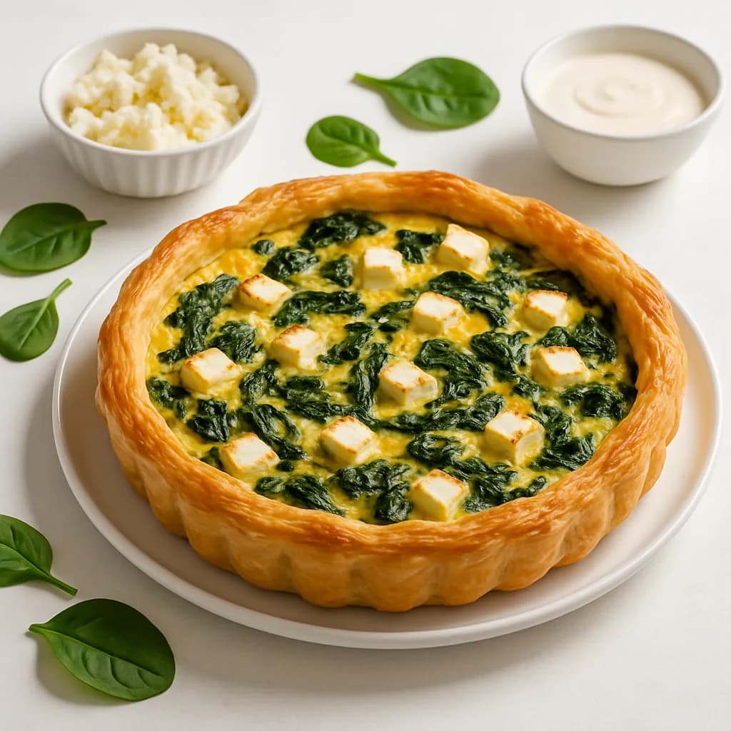 Spinach quiche